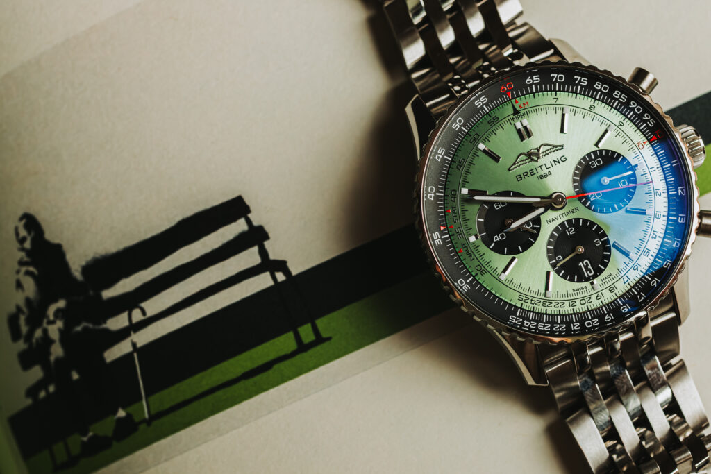 Breitling Navitimer B01 Chronograph 43 Green Dial | Pre-Owned Breitling Watches
