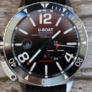 U-BOAT Sommerso Ceramic Bordeaux Watch 9521 Front Shot