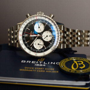 Breitling Navitimer B01 Chronograph 41 Black Dial Watch AB0139211B1A1