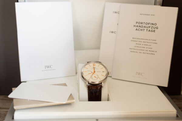 IWC Portofino Hand-Wound Eight Days 45mm Watch IW510103