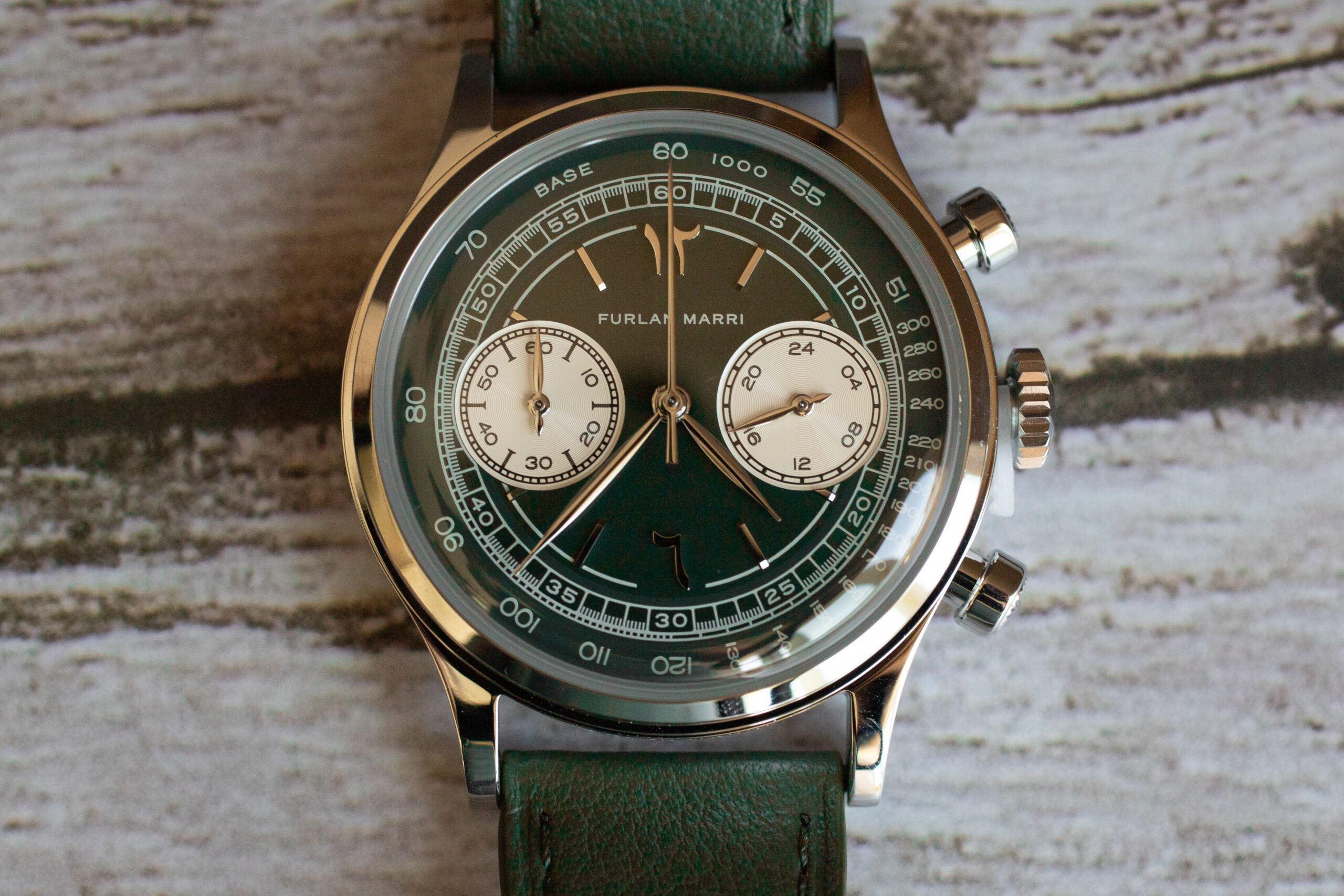 Furlan Marri Mechaquartz Sage Green 38mm Chronograph Watch 20201