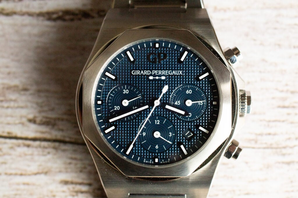 Girard-Perregaux Laureato Chronograph 42mm Blue Dial Watch 81020-11-431-11A
