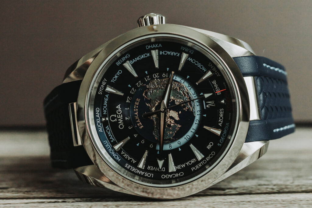 OMEGA Seamaster Aqua Terra Worldtimer Blue