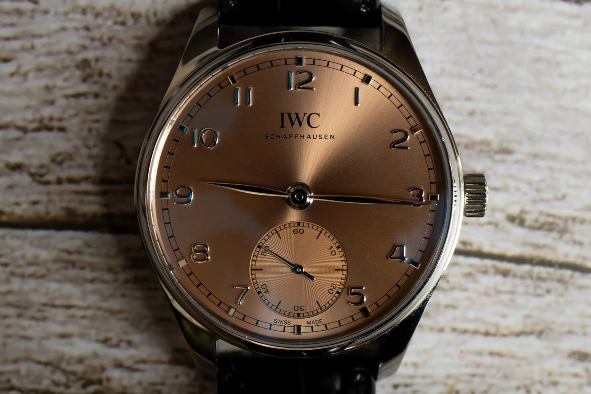 IWC Portugieser Automatic 40 Salmon Dial Watch