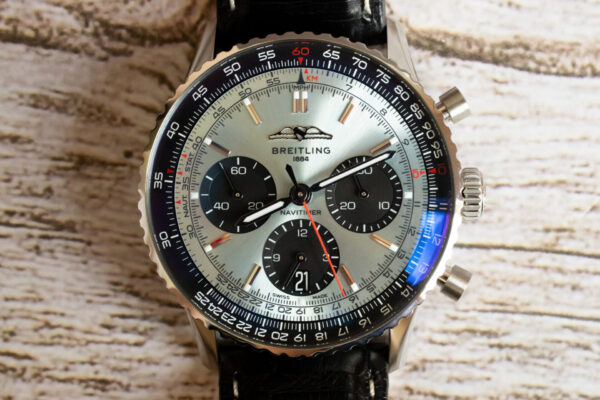 Breitling Navitimer B01 Chronograph 41 Ice Blue Dial Watch AB0139241C2P1