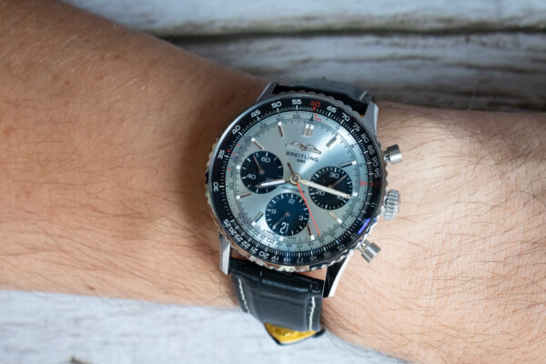 Breitling Navitimer B01 Chronograph 41 Ice Blue Dial Watch AB0139241C2P1