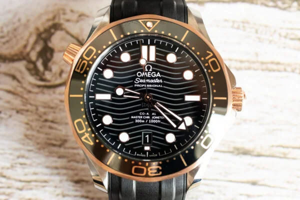 OMEGA Seamaster 300M Sedna Gold & Steel Watch 210.22.42.20.01.002