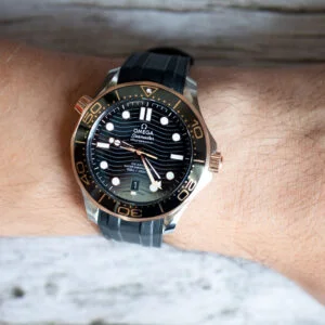 OMEGA Seamaster 300M Sedna Gold & Steel Watch 210.22.42.20.01.002