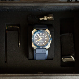 Bell & Ross BR-03 Diver Blue Steel Watch BR0392-D-BU-ST/SRB