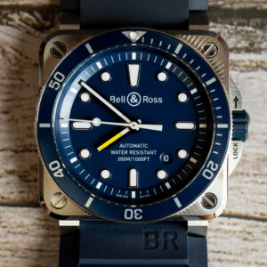 Bell & Ross BR-03 Diver Blue Steel Watch BR0392-D-BU-ST/SRB