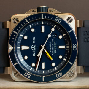 Bell & Ross BR-03 Diver Blue Steel Watch BR0392-D-BU-ST/SRB