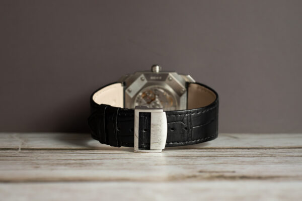 Bvlgari Octo L'Originale Solotempo 41mm Black Dial Watch 101964