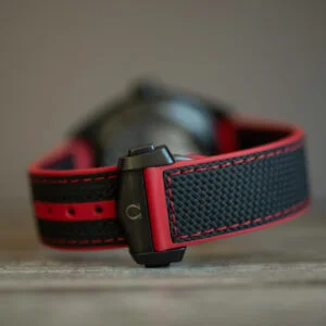 OMEGA Planet Ocean Deep Black Red Clasp Shot