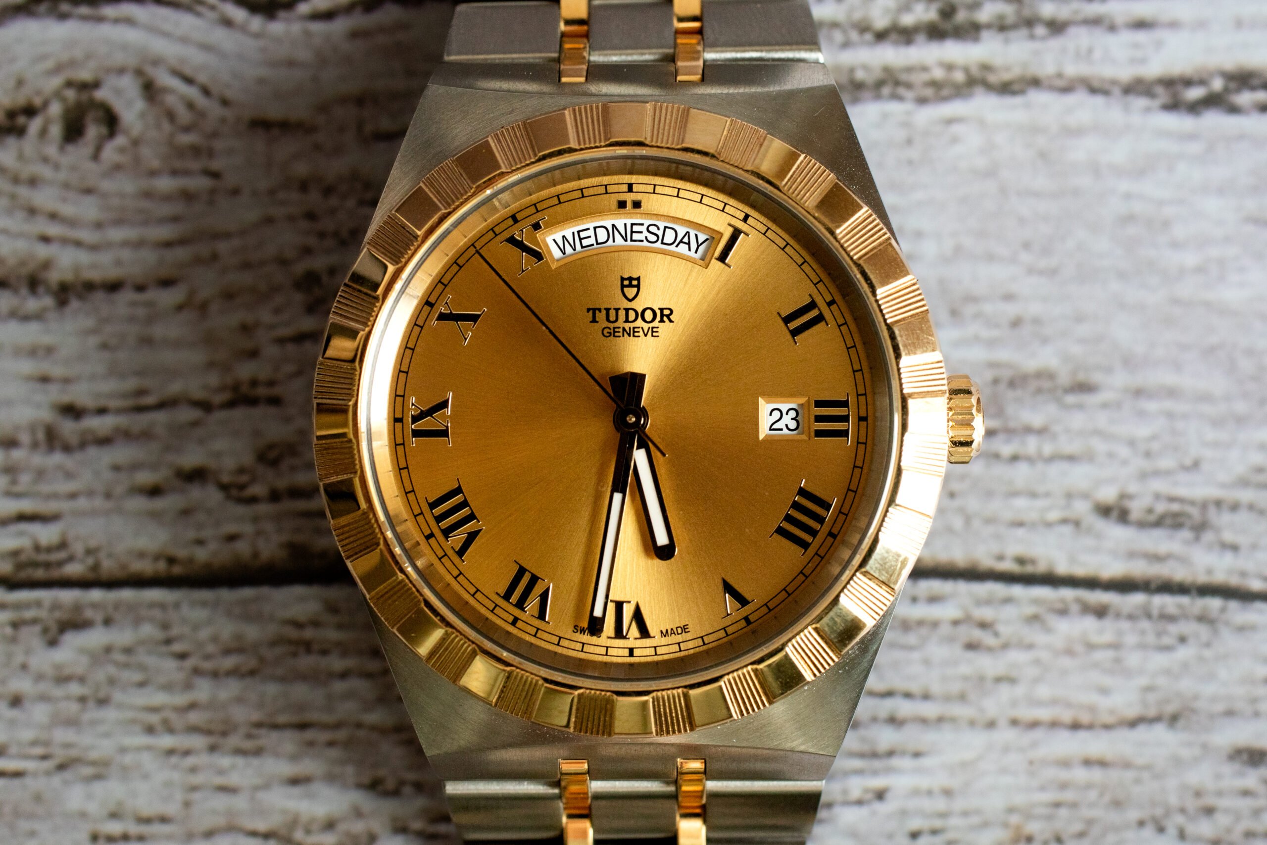 TUDOR Royal S&G Champagne Dial 41mm Watch M28603