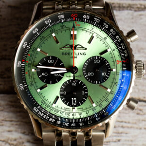 Breitling Navitimer B01 Chronograph 43 Green AB0138 Front Shot