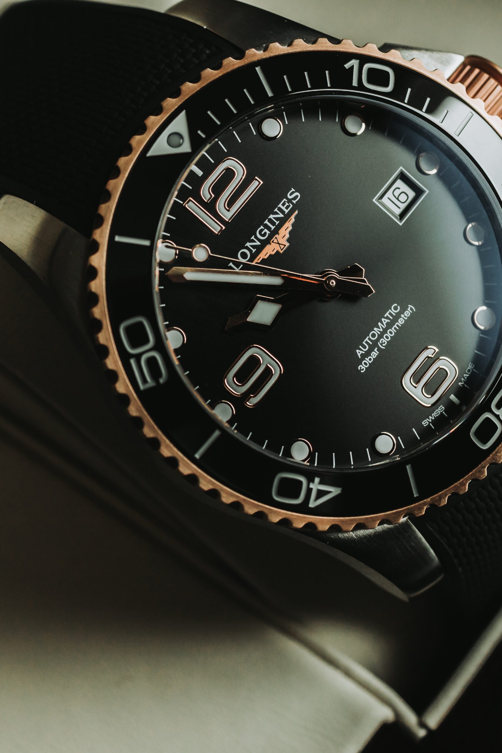 Longines Hydroconquest Rose & Black