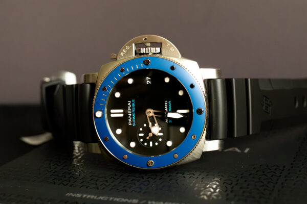 Panerai Submersible Azzurro PAM01209 Warranty Shot