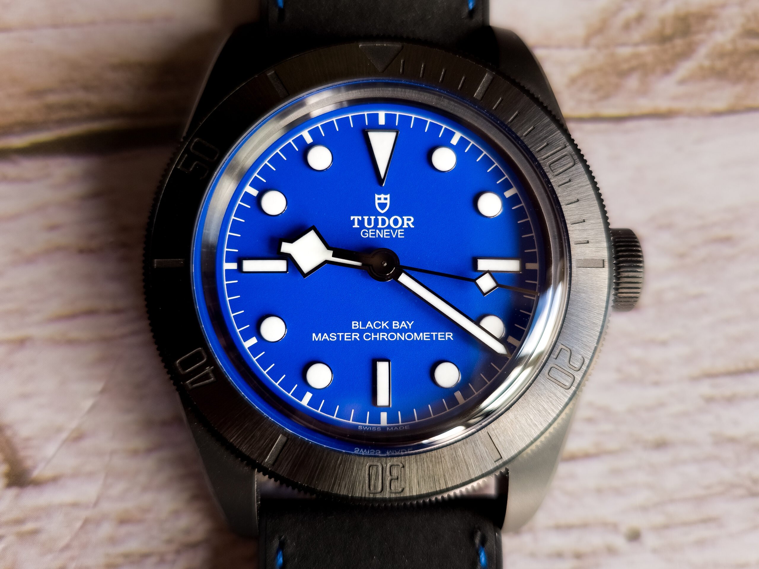 TUDOR Black Bay Ceramic Blue M79210CNU Front Shot