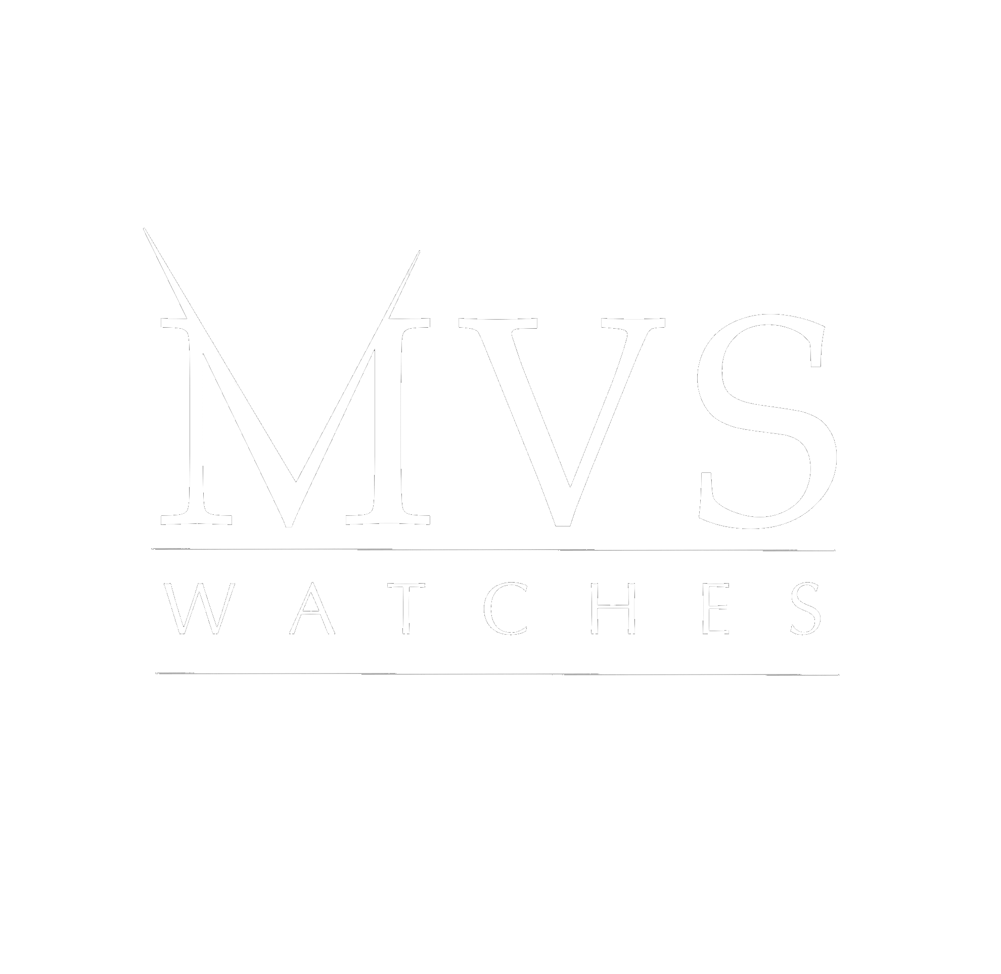MVS Watches White Logo