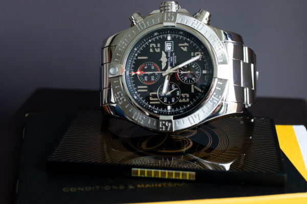 Breitling Super Avenger II Black Dial 48mm Watch A13371