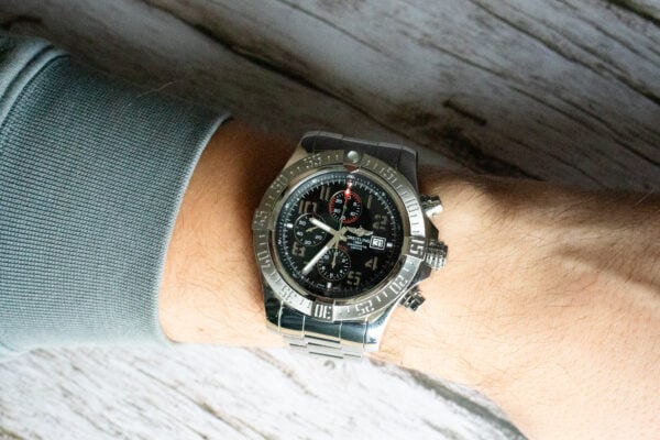 Breitling Super Avenger II Black Dial 48mm Watch A13371