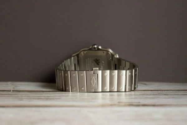 Cartier Santos Large Green Watch WSSA0062