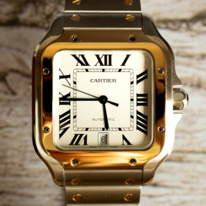 Cartier Santos de Cartier Steel & Gold Large Watch W2SA0009