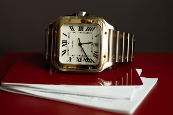 Cartier Santos Steel & Gold Large Watch W2SA0009