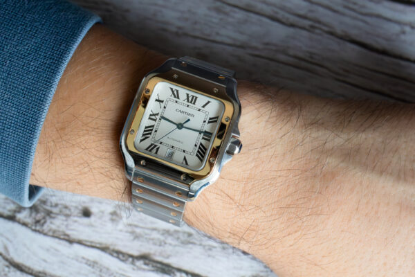 Cartier Santos Steel & Gold Large Watch W2SA0009