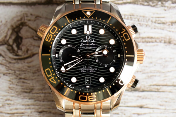OMEGA Seamaster 300M Sedna Gold Chronograph