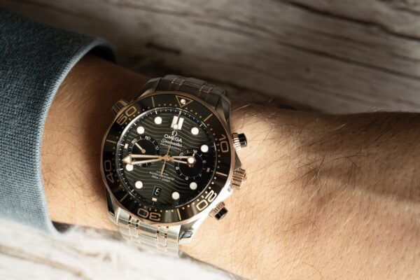 OMEGA Seamaster 300M Sedna Gold Chronograph