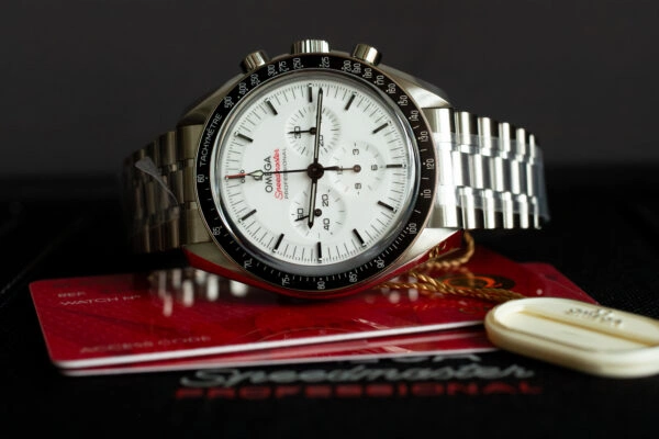 OMEGA Speedmaster Moonwatch White Dial Watch 310.30.42.50.04.001