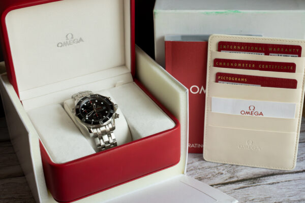 Pre-Owned OMEGA Seamaster 300M Chronograph Black Dial