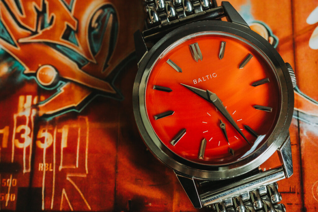 Baltic Prismic Stone Red Agate London Edition Watch at MVS Watches | Microbrand Watches