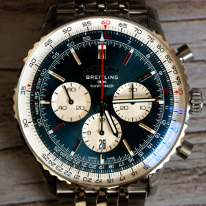 Breitling Navitimer B01 Chronograph 46 Blue Dial Watch AB0137211C1A1 at MVS Watches