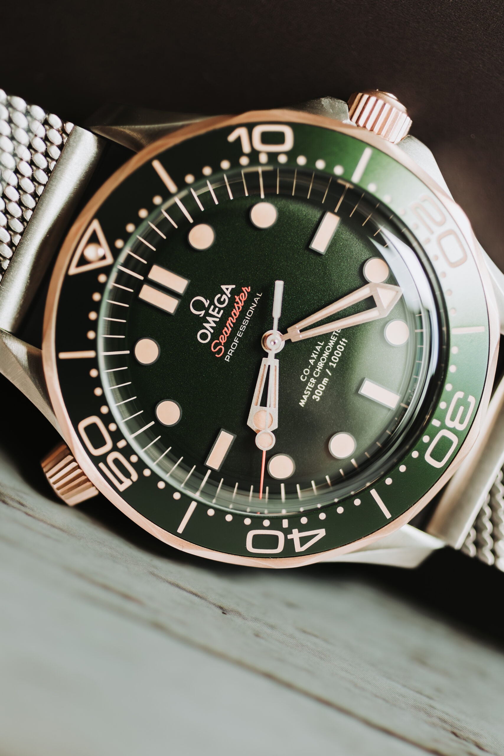 OMEGA Seamaster 300M Titanium Bronze at MVS Watches