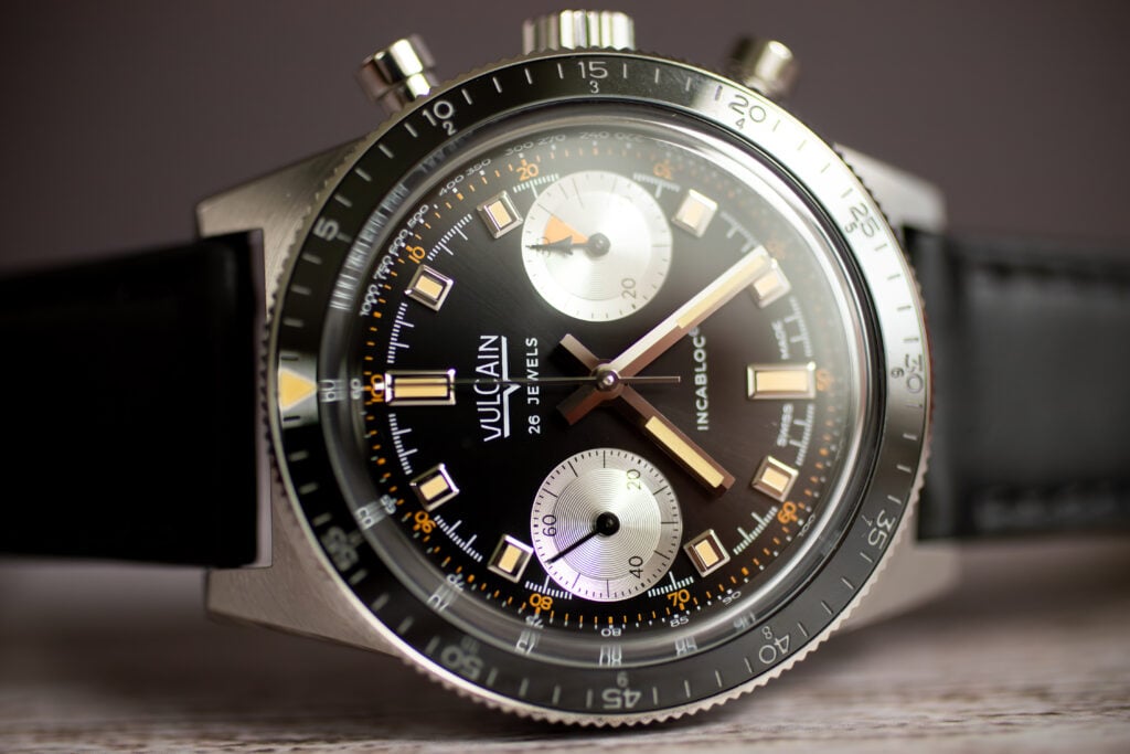 Vulcain Skindiver Chronograph Black 590176A07.BAC201 at MVS Watches