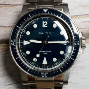 Baltic Aquascaphe MK2 Blue 39.5mm Watch AQU21BLUE12 at MVS Watches