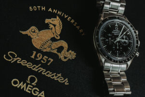 OMEGA Speedmaster 1957 Anniversary Logo at MVS Watches