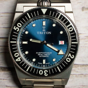 Triton Subphotique Classic Atlantic Blue Watch TR001-0309 at MVS Watches