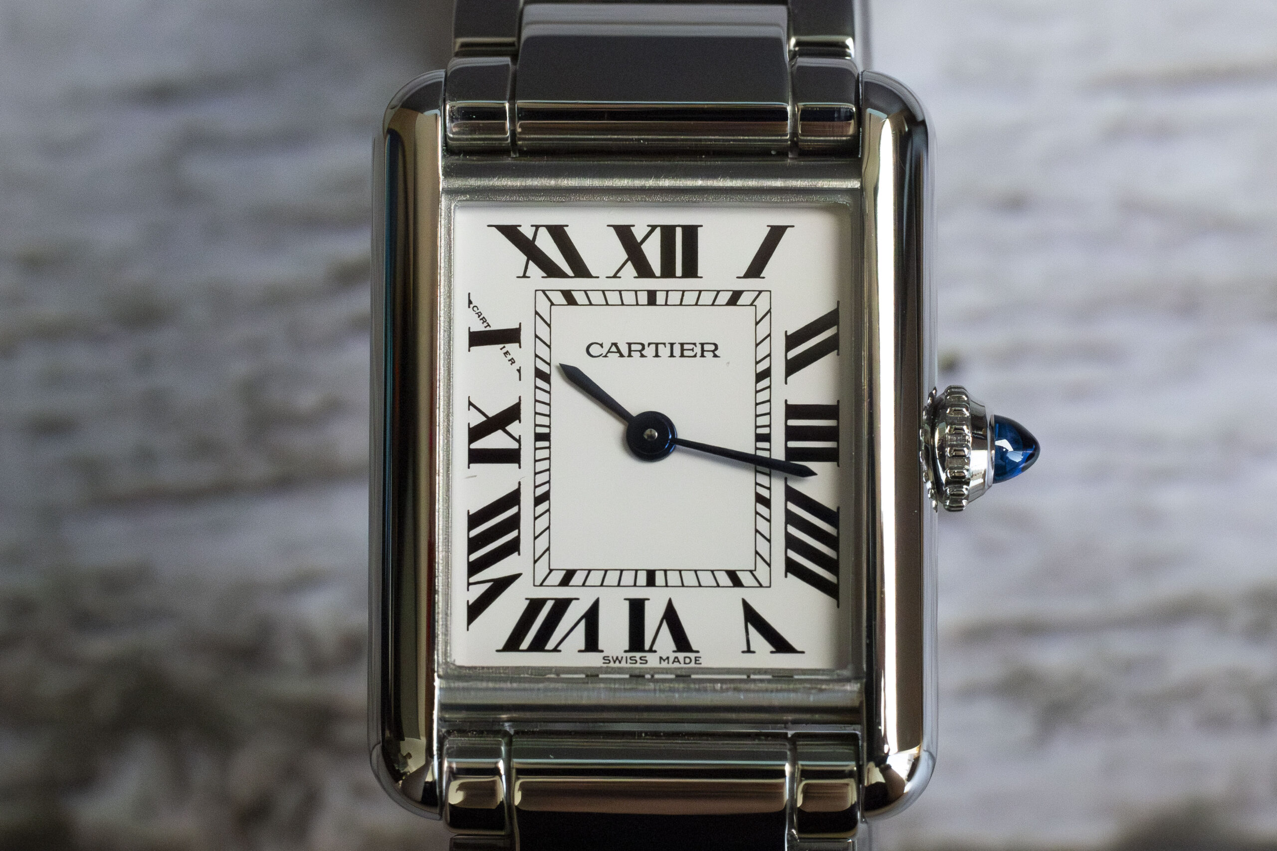 Cartier Tank Must de Cartier Small Watch WSTA0051 Front Shot at MVS Watches