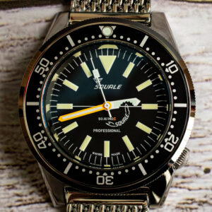 Squale 1521 x Seconde Seconde Watch Your Hand Front Shot at MVS Watches
