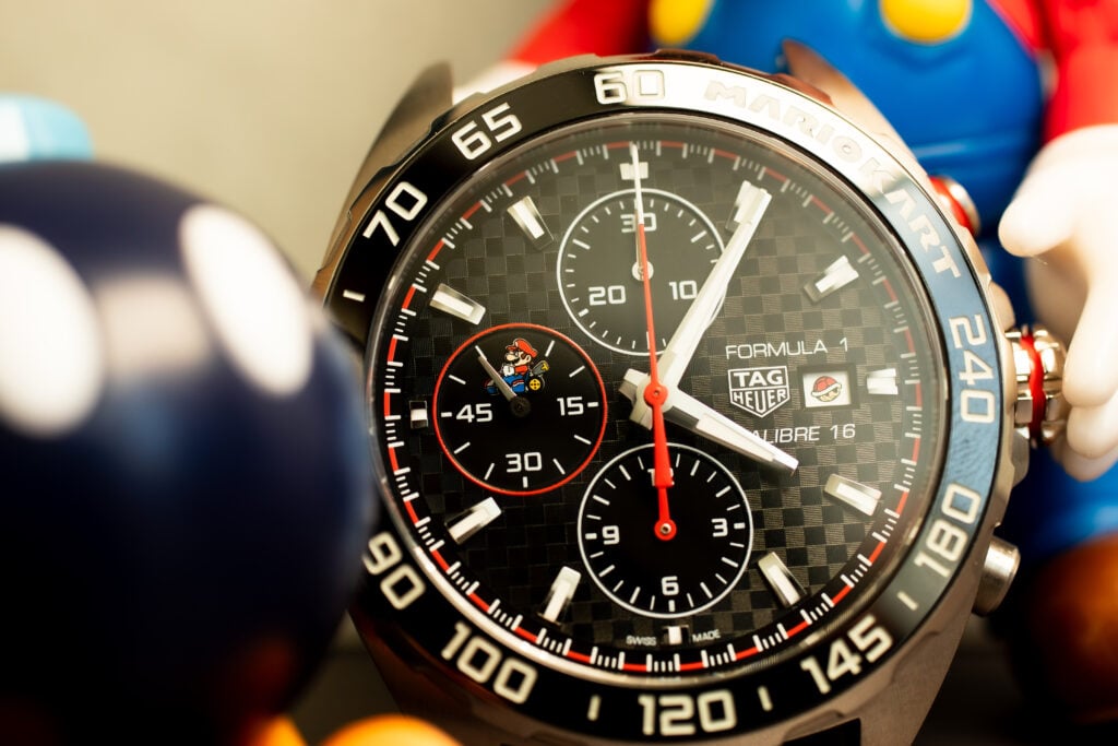 TAG Heuer Formula 1 x Mario Kart Close Up at MVS Watches