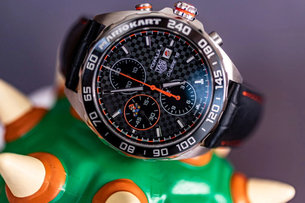 TAG Heuer Formula 1 x Mario Kart on Bowser at MVS Watches