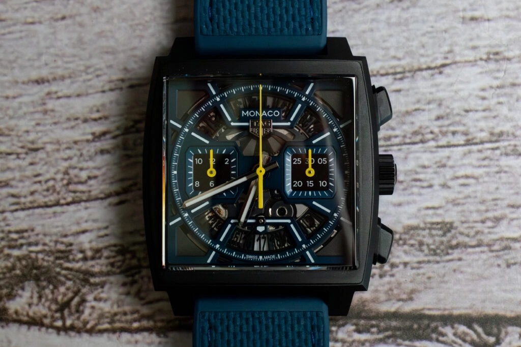 TAG Heuer Monaco Skeleton Chronograph 39mm Watch CBL2188.FT6261