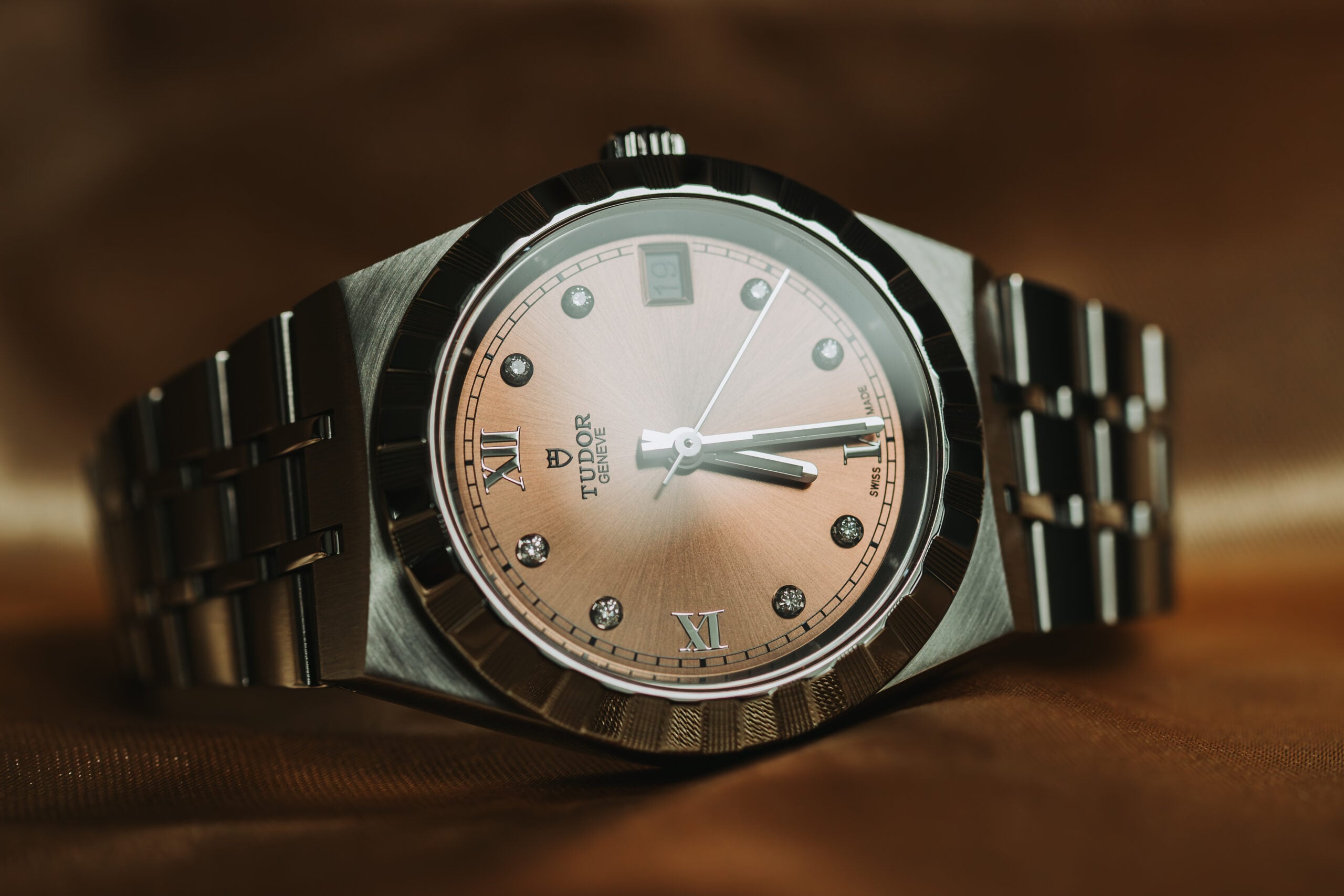 TUDOR Royal 34 Salmon Diamond at MVS Watches | Pre-Owned TUDOR Watches