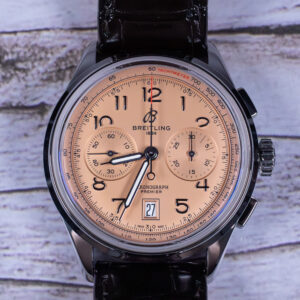 Breitling Premier B01 Chronograph 42 Copper AB0145331K1P1 Front Shot at MVS Watches