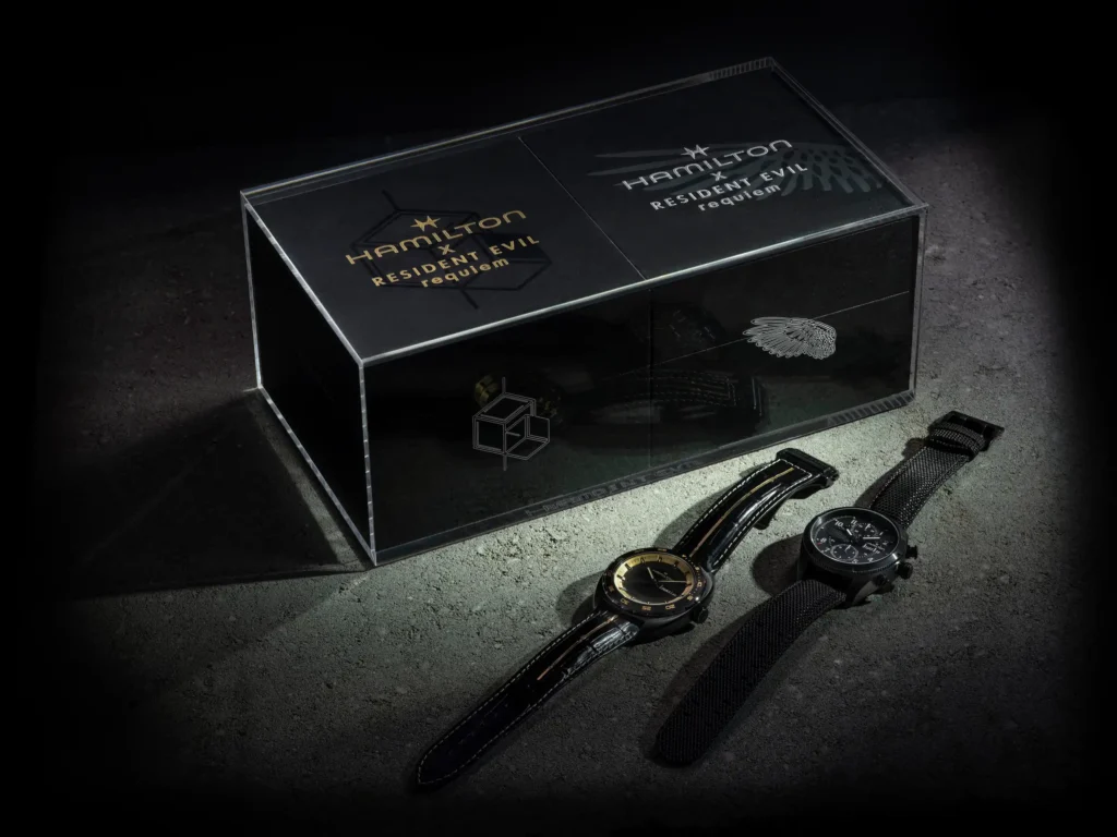 Hamilton x Resident Evil Requiem Box Set | Watches in Video Games