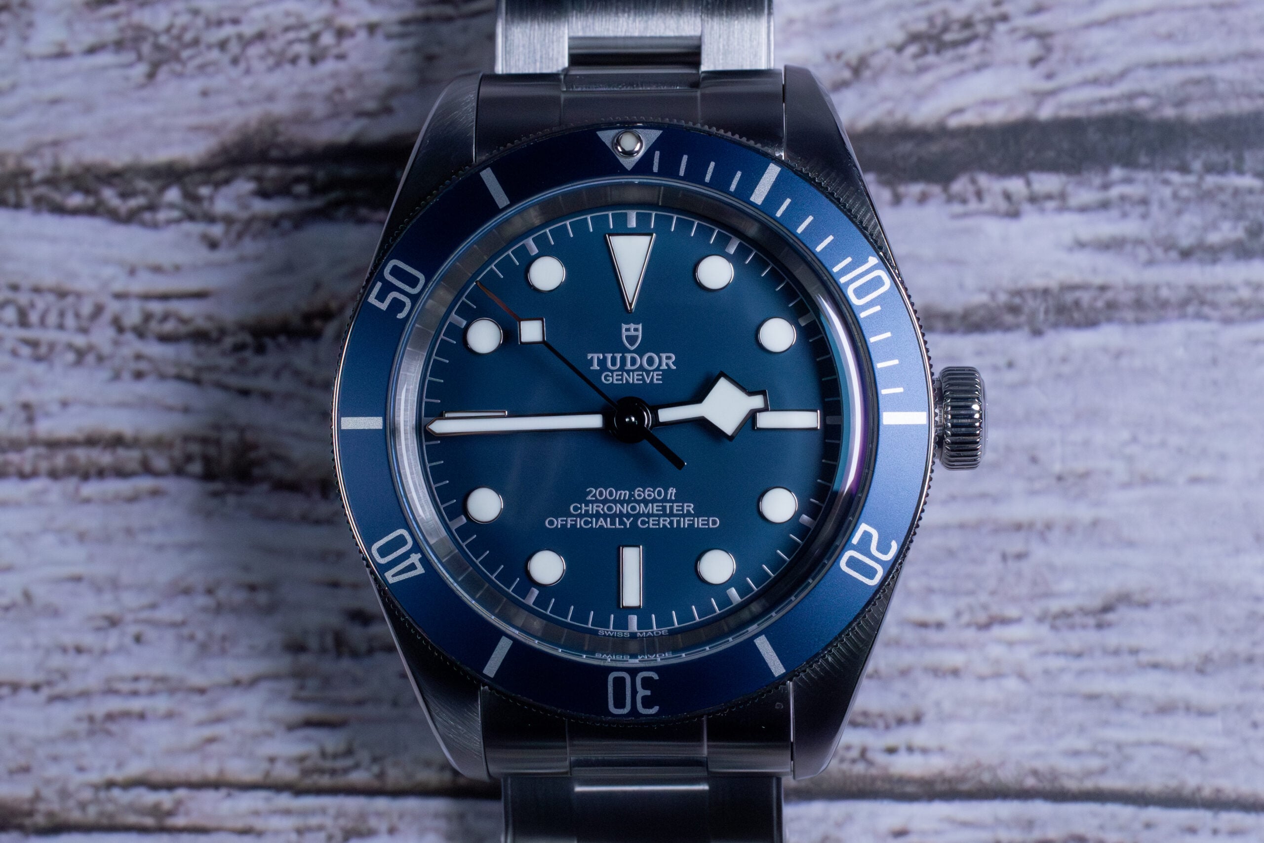 TUDOR Black Bay 58 Blue Dial Watch M79030B Front Shot at MVS Watches