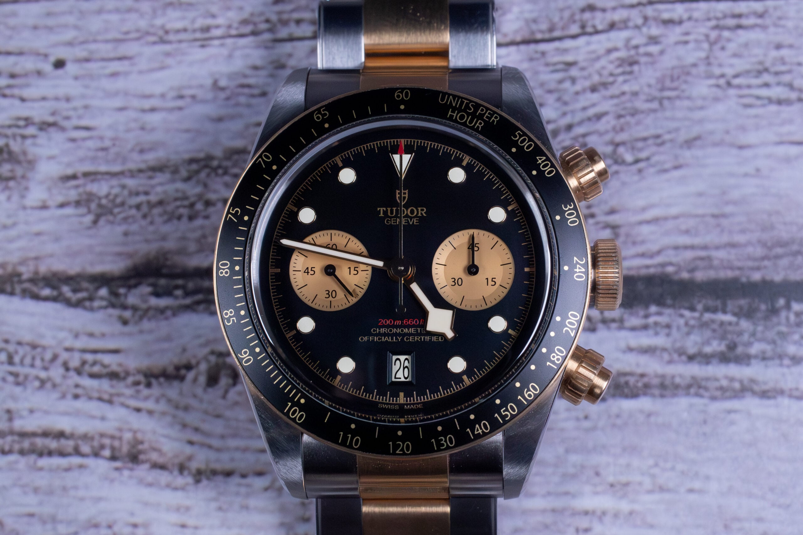 TUDOR Black Bay Chrono S&G Watch M79363N-0001 Front Shot at MVS Watches
